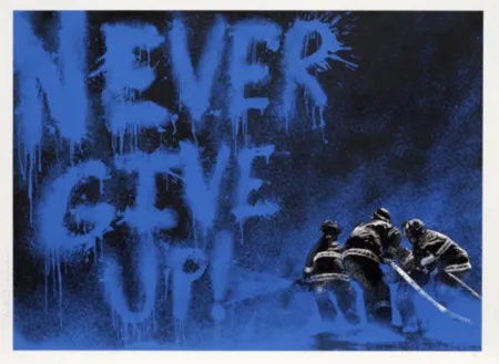 Múltiplo Mr. Brainwash - Superheroes (BLUE)