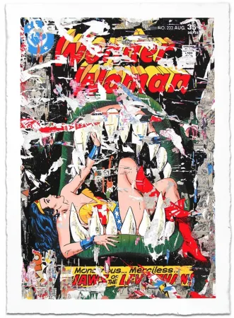 Serigrafia Mr. Brainwash - WONDER WOMAN