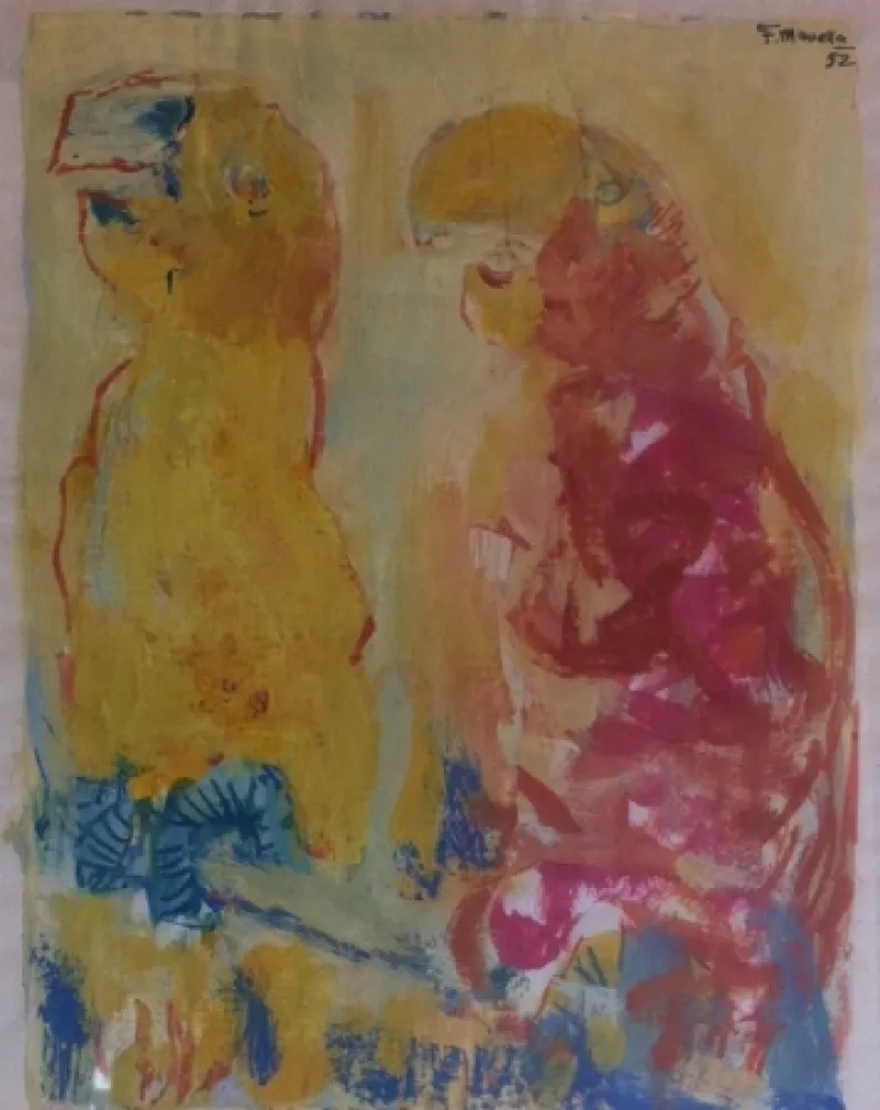 Sem Técnica Mualla - Couple de perroquets