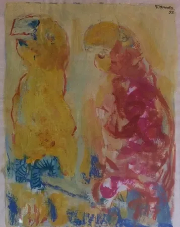 Sem Técnica Mualla - Couple de perroquets