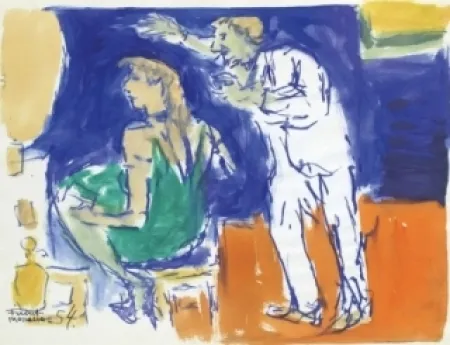 Sem Técnica Mualla - Femme en vert chez le coiffeur