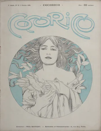 Litografia Mucha - Cocorico, 1899