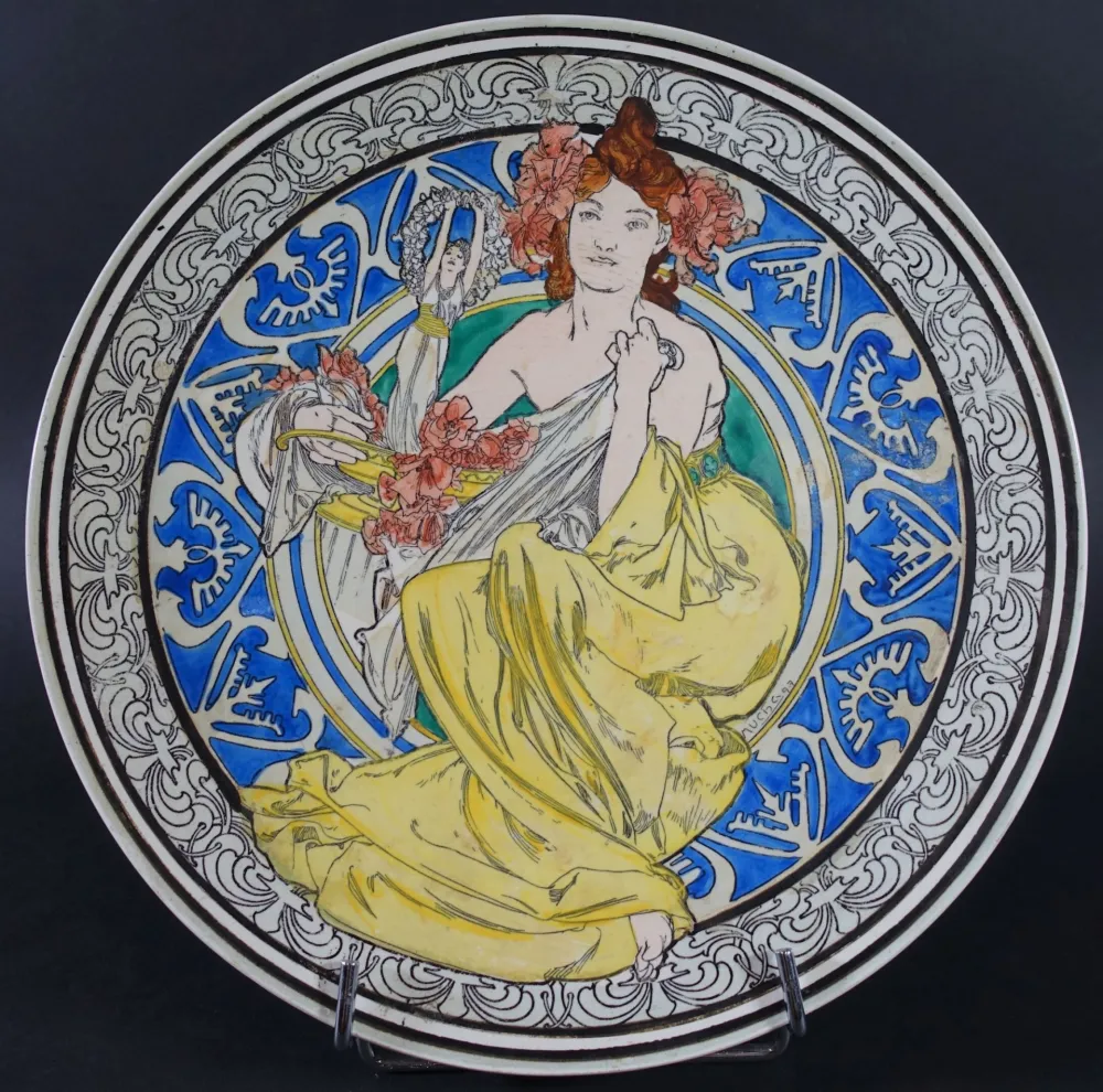Cerâmica Mucha - L' Automne 