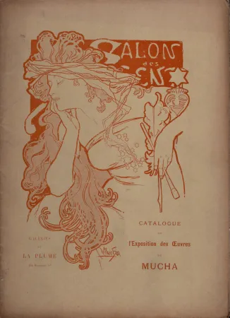 Livro Ilustrado Mucha - Salon des Cent, Exposition de l'œuvre de A. Mucha, 1897