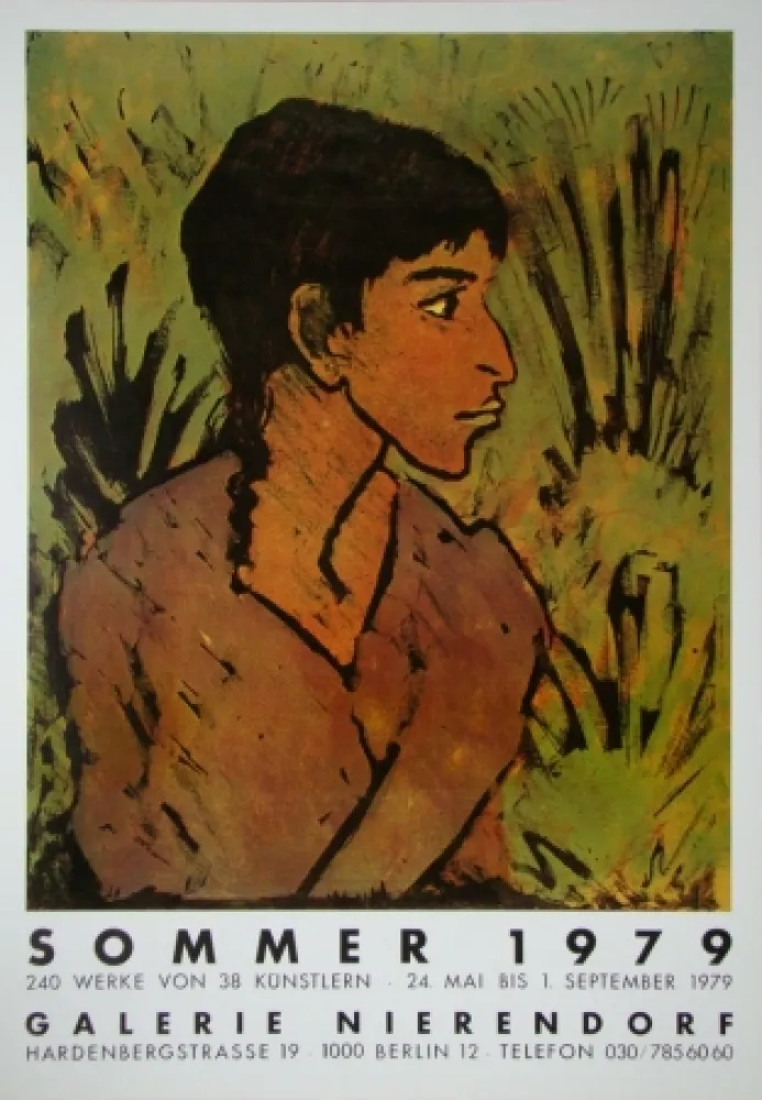 Cartaz Mueller - Portrait einer Zigeunerin