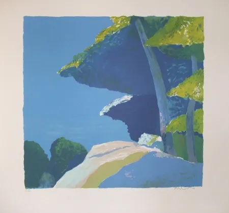 Litografia Muhl - Les  pins.