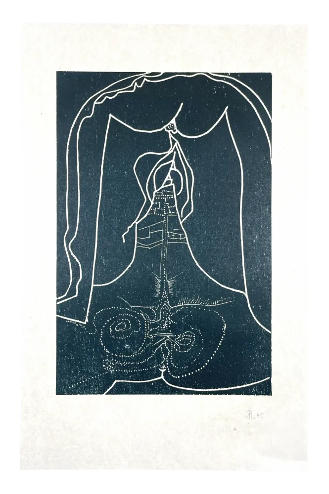 Xilogravura Müller - 13 FOIS ELLE ET MOI - BORNE