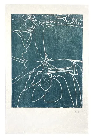 Xilogravura Müller - 13 FOIS ELLE ET MOI - LANGUE