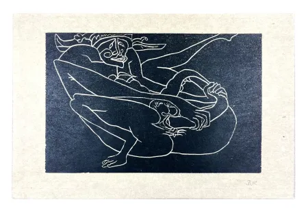 Xilogravura Müller - 13 FOIS ELLE ET MOI - PAZZO