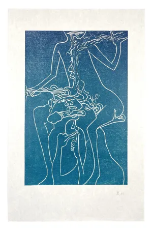 Xilogravura Müller - 13 FOIS ELLE ET MOI - SOEURS