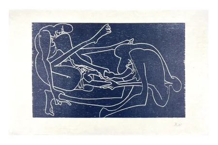 Xilogravura Müller - 13 FOIS ELLE ET MOI - TÊTE À TÊTE