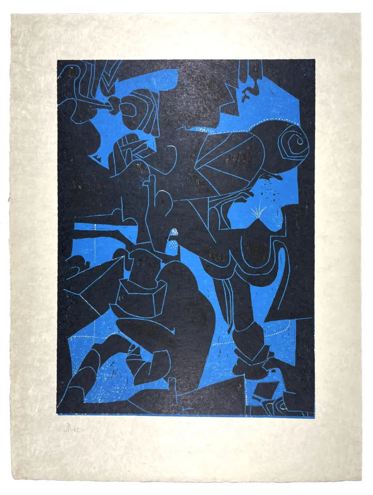 Xilogravura Müller - AUBE