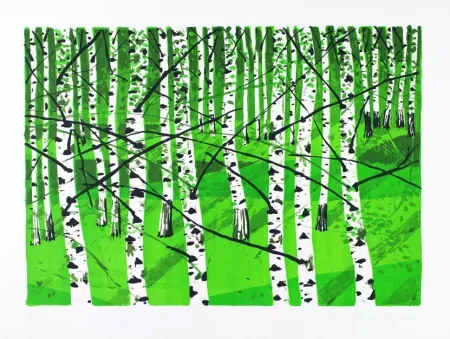 Litografia Muller - Birkenwäldchen