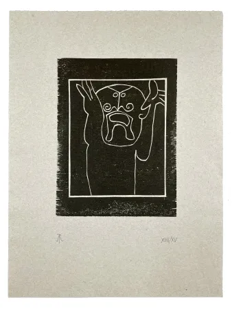 Xilogravura Müller - CRIEUR