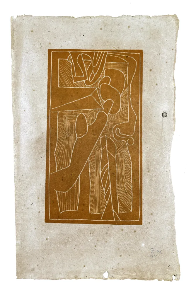 Xilogravura Müller - FUNGHI (ESQUISSE XX)