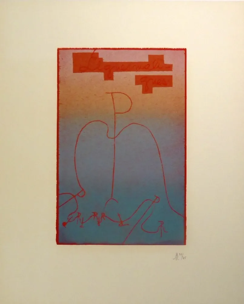 Xilogravura Müller - Lignes Malignes