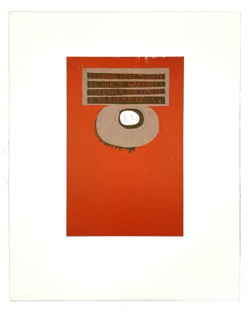 Xilogravura Müller - LIGNES MALIGNES - COLOPHON