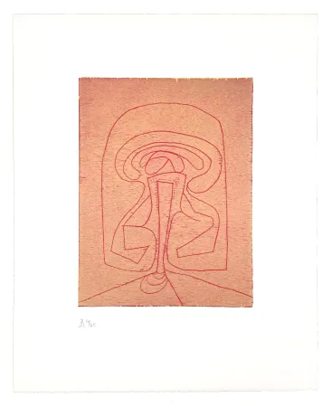 Xilogravura Müller - LIGNES MALIGNES - ÉCUSSON