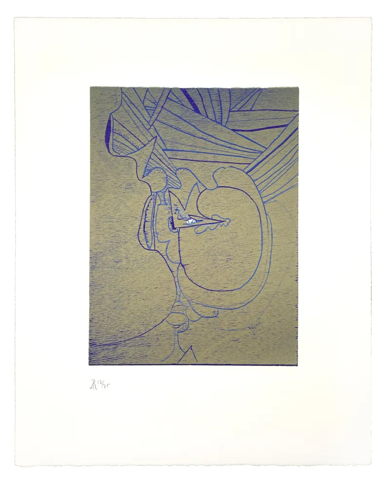 Xilogravura Müller - LIGNES MALIGNES - GERBE