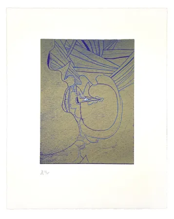 Xilogravura Müller - LIGNES MALIGNES - GERBE