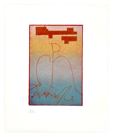 Xilogravura Müller - LIGNES MALIGNES - TITRE