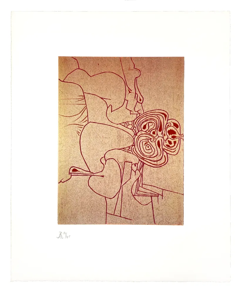 Xilogravura Müller - LIGNES MALIGNES - TOMATE