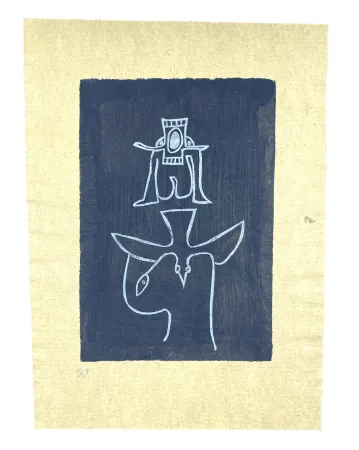 Xilogravura Müller - OISELEUR I