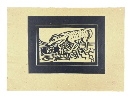 Xilogravura Müller - PUISATIER