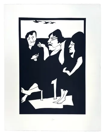 Xilogravura Müller - TROIS GRÂCES