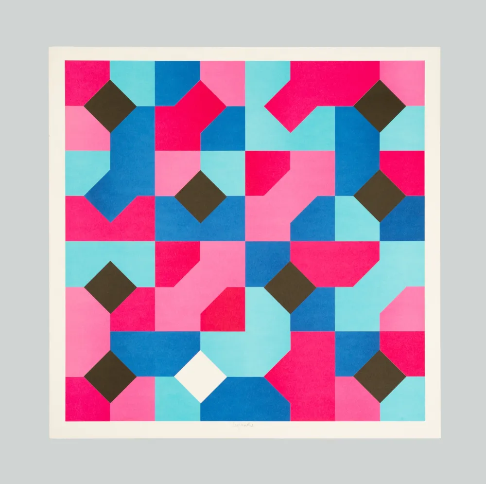 Litografia Munari - Curve di Peano