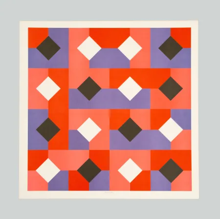 Litografia Munari - Curve di Peano