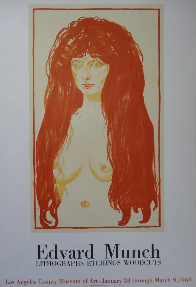 Livro Ilustrado Munch - Femme rousse
