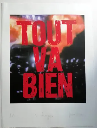 Serigrafia Muntadas - Tout va Bien