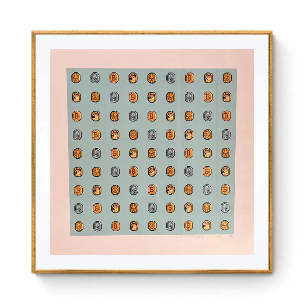 Serigrafia Murakami - COIN and other Cryptocoins