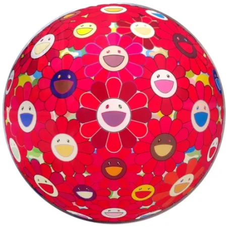 Litografia Murakami - Flowerball Red Cliff