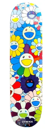 Serigrafia Murakami - Flowers Skate Deck