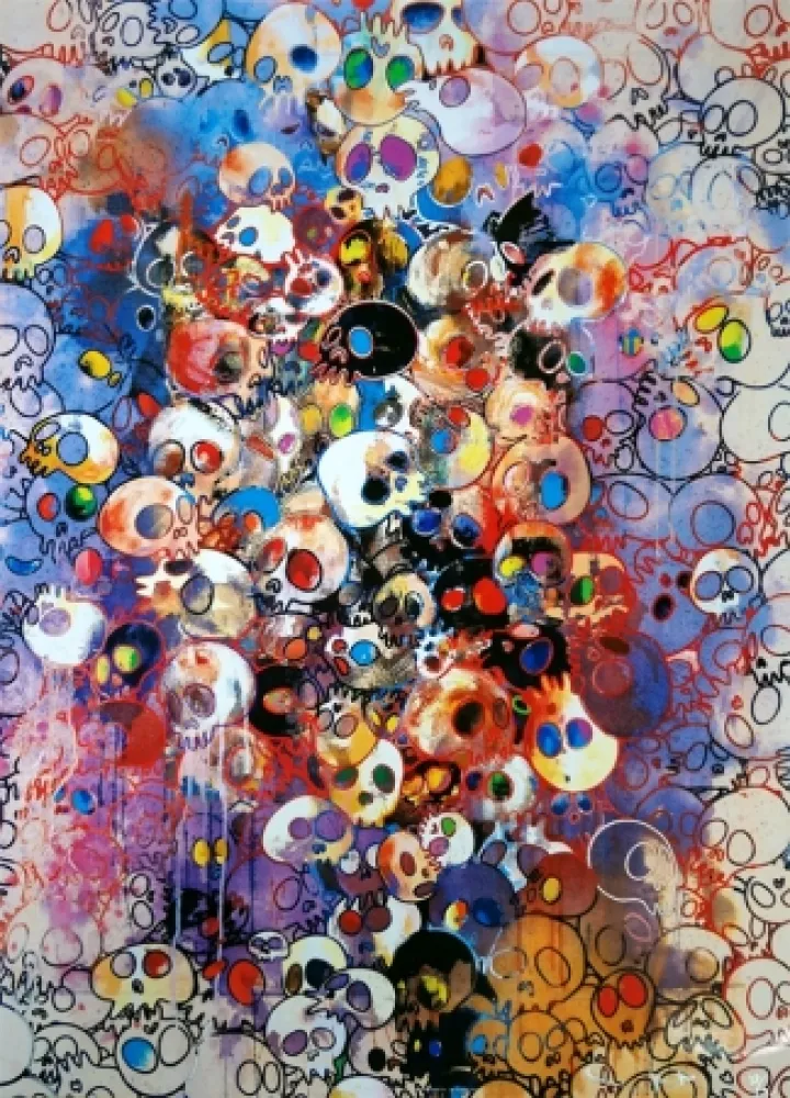 Litografia Murakami - I have left my love far behind... Their smell, every Memento