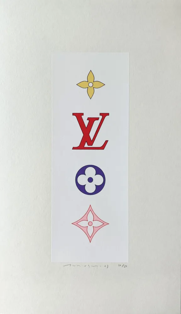 Serigrafia Murakami - Superflat Colorful Monogram