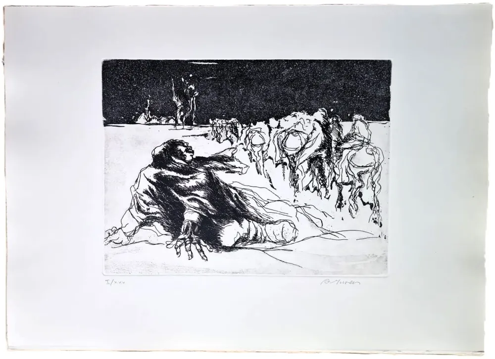 Água-Forte Murer - Ghe rivarem a baita?