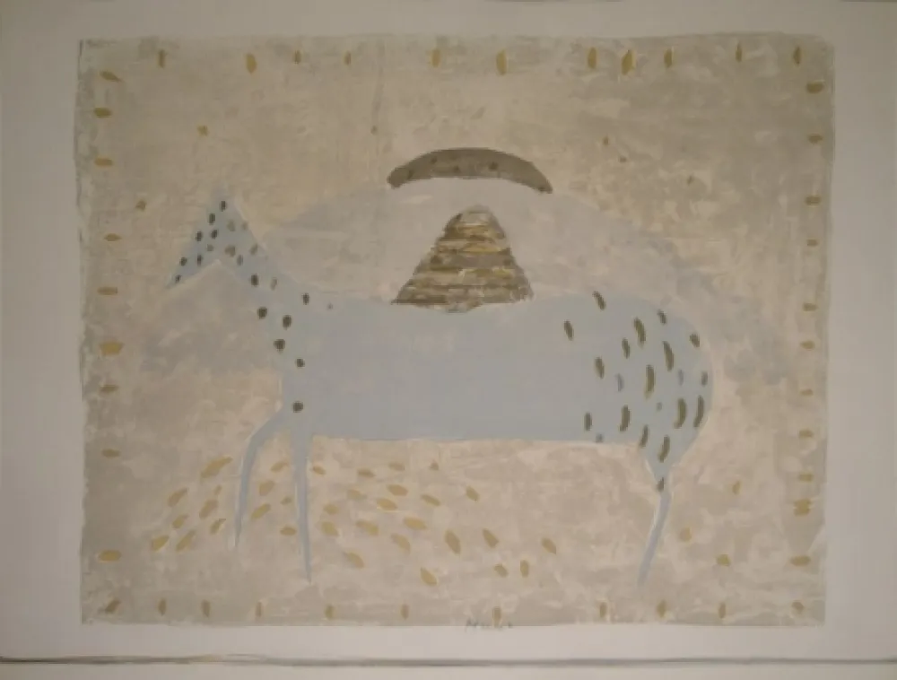 Litografia Music - Cavallino Azzurro