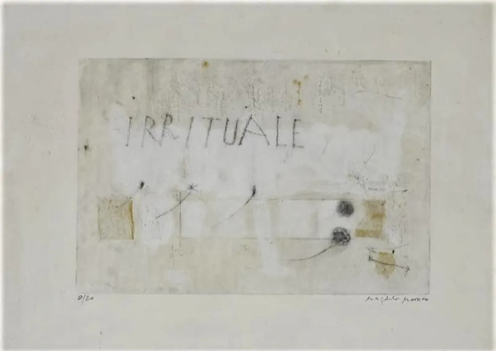 Água-Forte E Água-Tinta Mussio - Irrituale