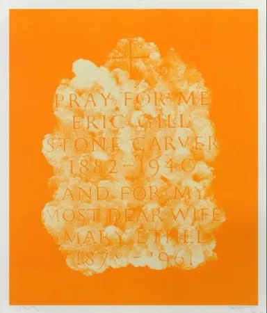 Litografia Myles - A History of Type Design / Eric Gill, 1882-1940 (Speen, England)