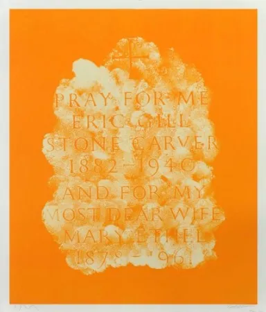 Litografia Myles - A History of Type Design / Eric Gill, 1882-1940 (Speen, England)