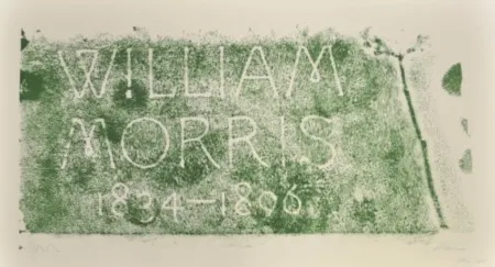 Litografia Myles - A History of Type Desing / William Morris, 1834-1896 (Kelmscott, England)