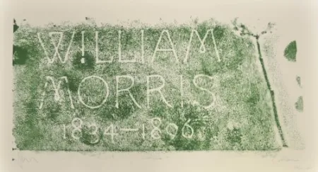Litografia Myles - A History of Type Desing / William Morris, 1834-1896 (Kelmscott, England)