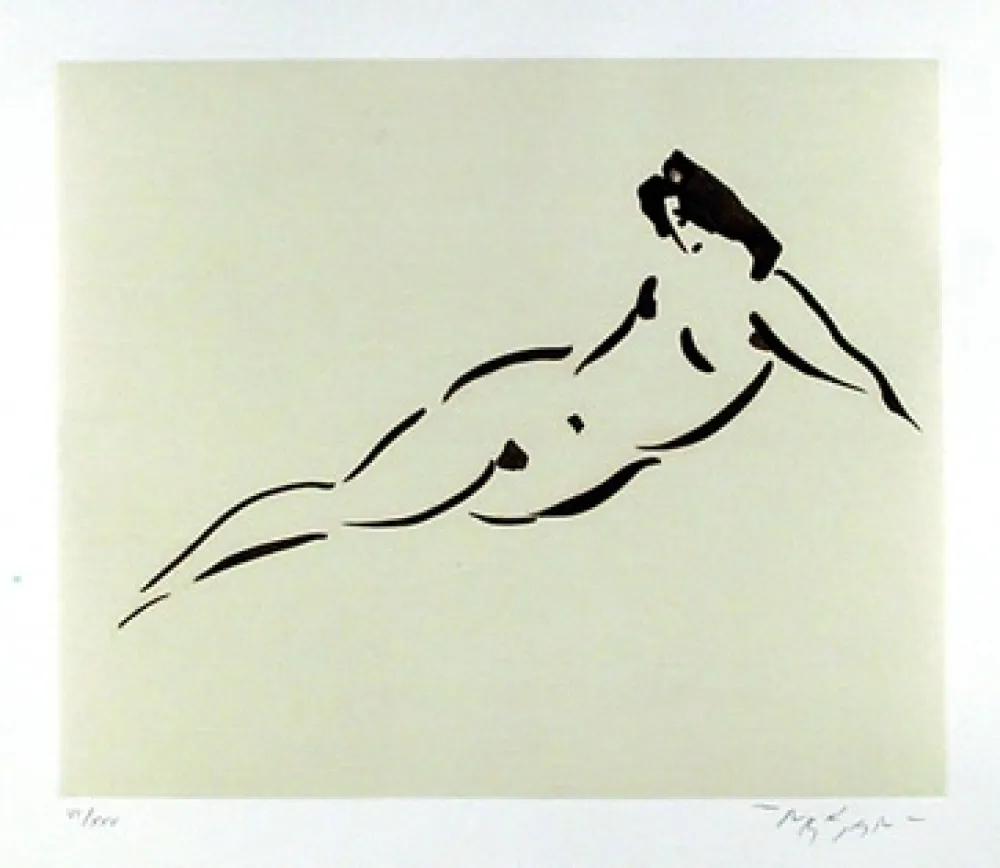 Gravura Nakian - Leda and the Swan - 9