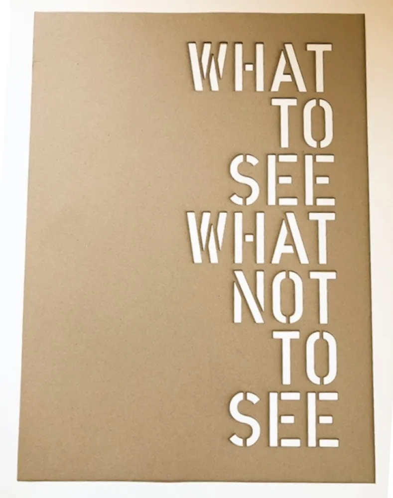 Talhe-Doce Nannucci - What to see what not to see