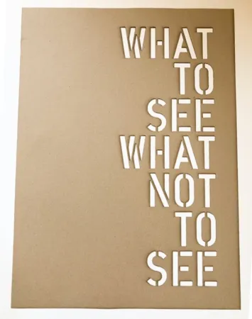 Talhe-Doce Nannucci - What to see what not to see