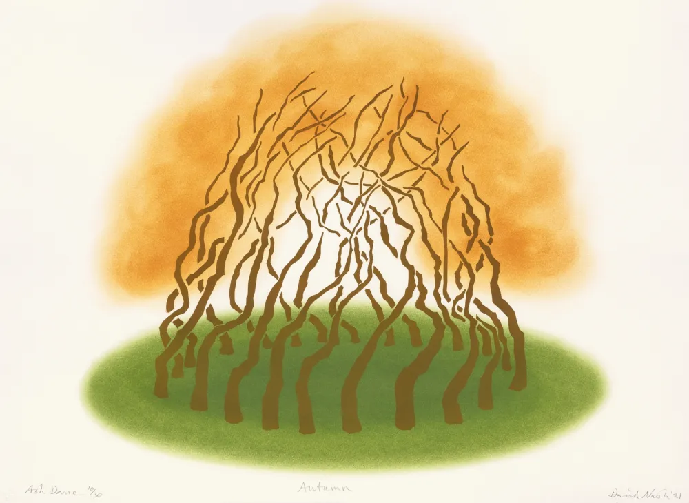 Estêncil Nash - Ash Dome, Autumn