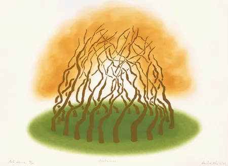 Estêncil Nash - Ash Dome, Autumn